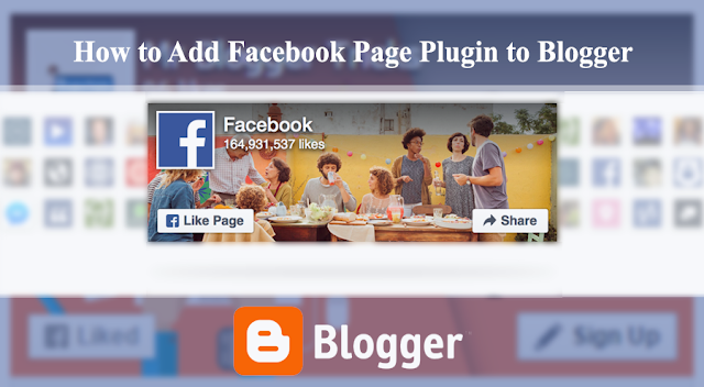 Add Facebook Page Plugin to Blogger