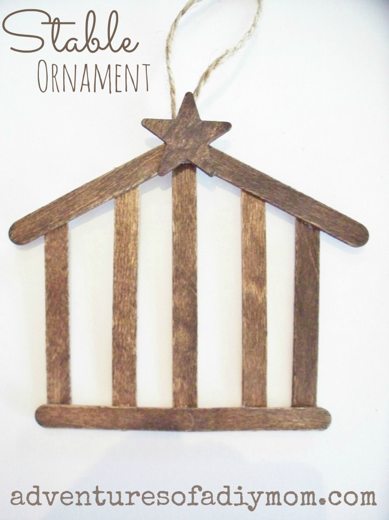 how to make a stable ornament nativity ornament series 12 days of christmas religious meaning