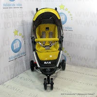 Kereta Bayi Lightweight BABYELLE BS-S601 MAXI dengan Travel Bag Yellow