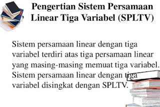 Cara Mudah Menyelesaikan Sistem Persamaan Linear Tiga Variabel (SPLTV) SMA Cara Mudah Menyelesaikan Sistem Persamaan Linear Tiga Variabel (SPLTV) SMA