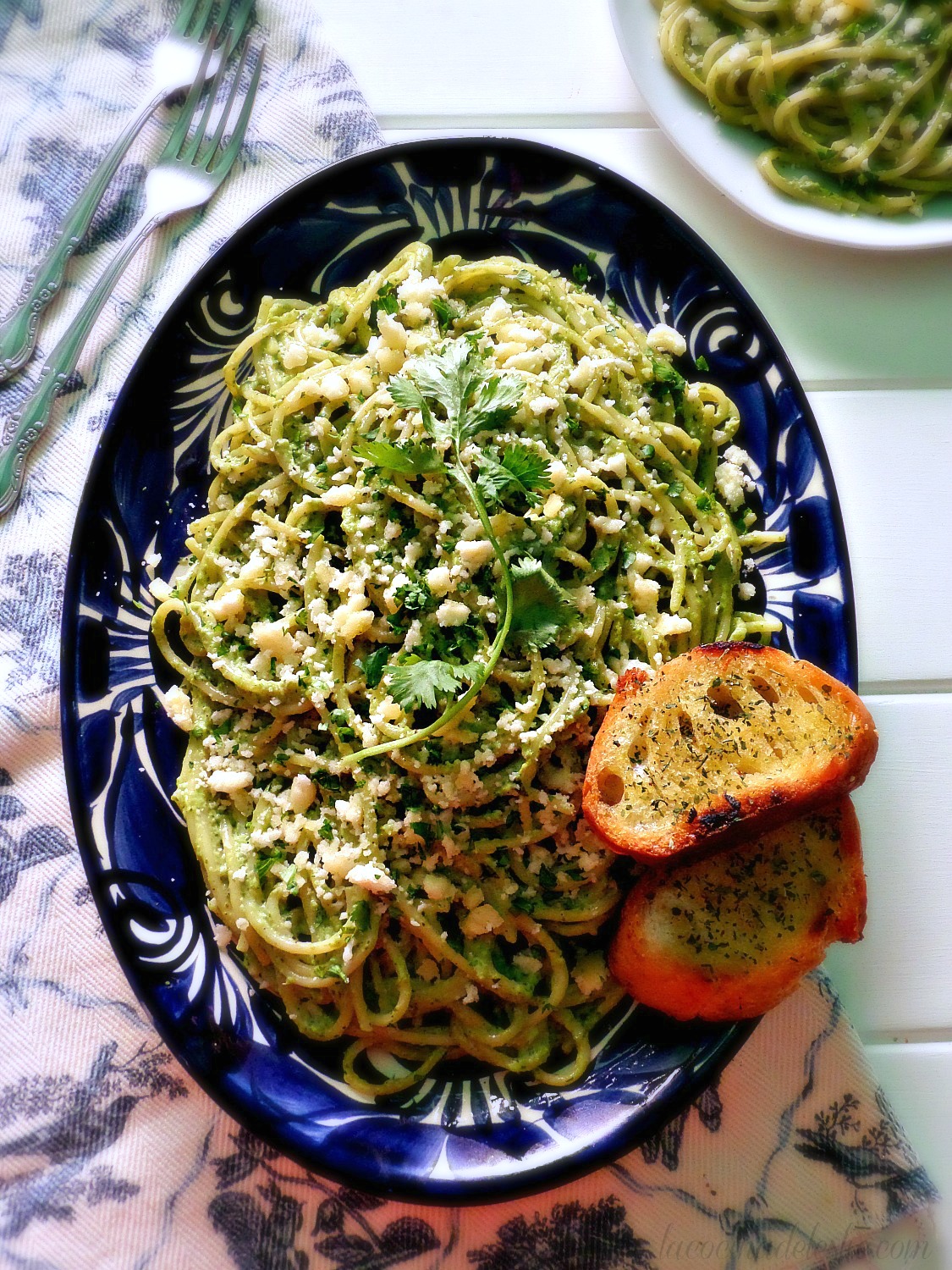 Espagueti Verde #ThrowbackThursday - La Cocina de Leslie