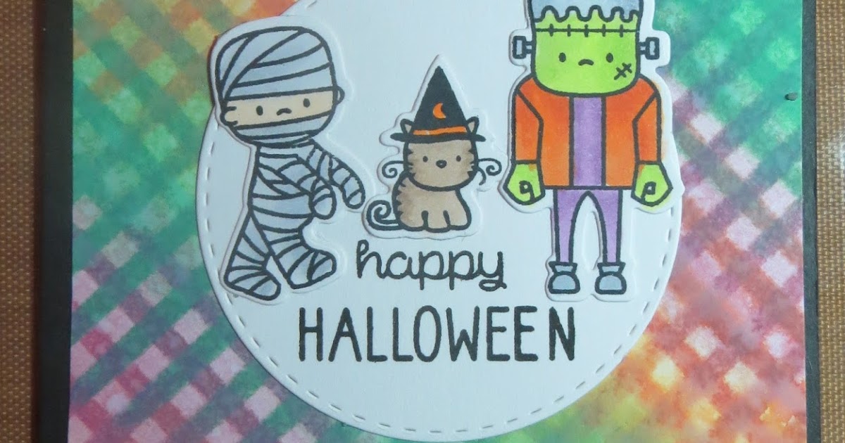 Debbies Creations Another Mama Elephant Halloween Card