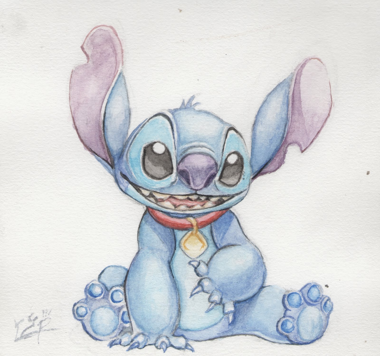 Dessin Facile à Faire Stitch Dessin Facile De Stitch | Coiffures Cheveux Longs