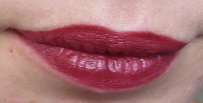 Jordana Plush Plum Easyliner - lip swatch