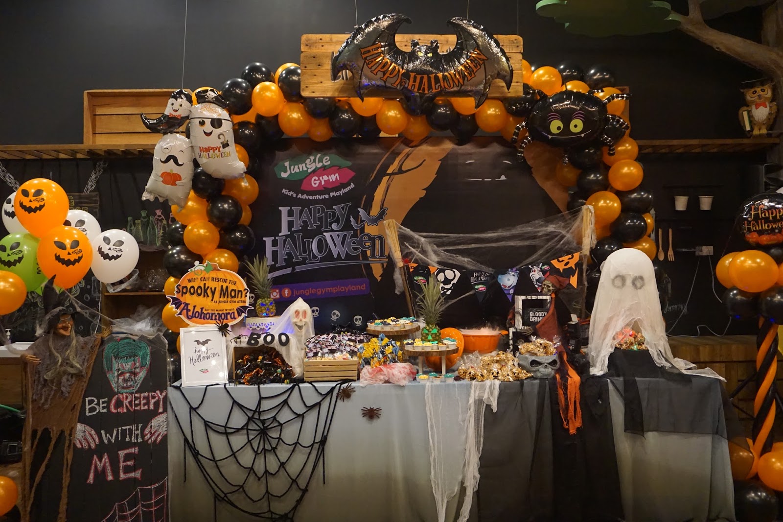 5 Little Angels Halloween Party at Jungle Gym Atria