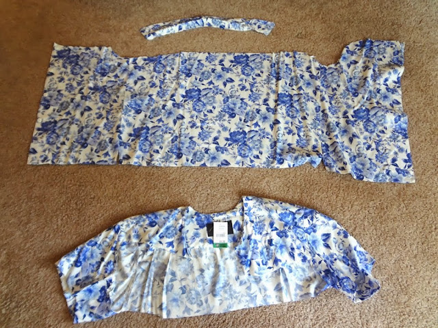 Make a pillowcover out of a shirt