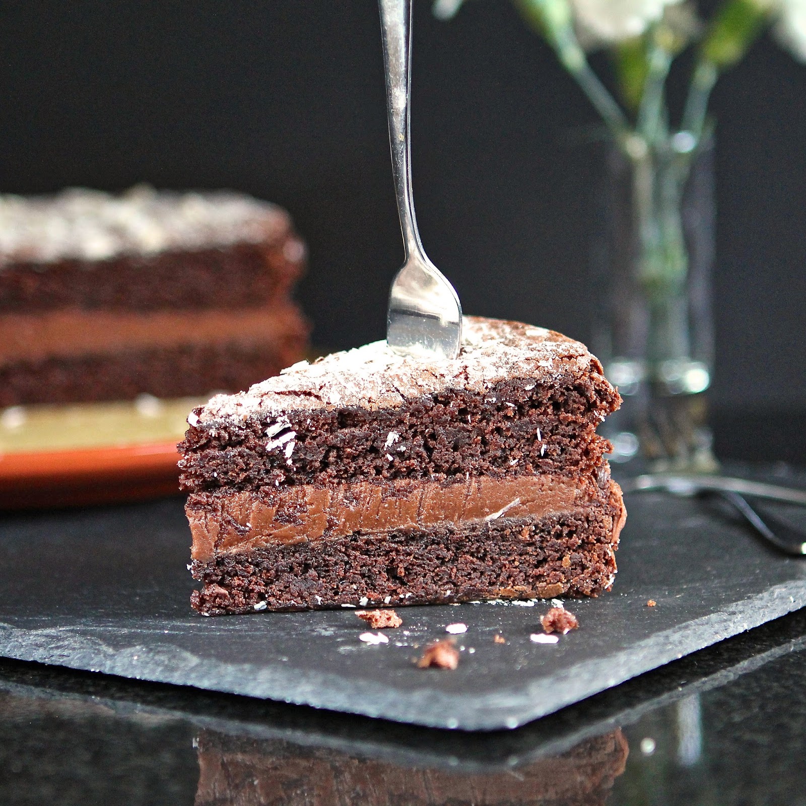 Gluten Free Alchemist Chocolate Fudge Cake (gluten free) Miss GF Makes 9
