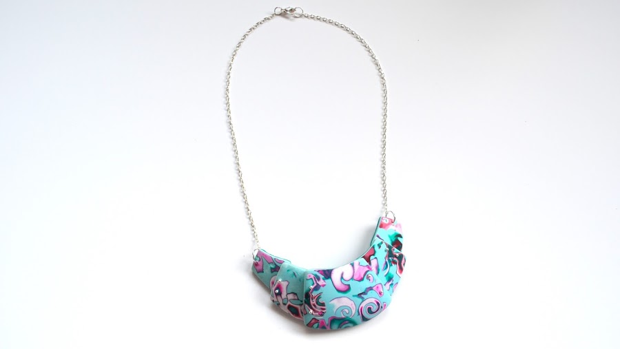 collar restos hidden magic arcilla polimérica