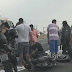 Acidente com moto na rodovia BR-101sul em Parnamirim