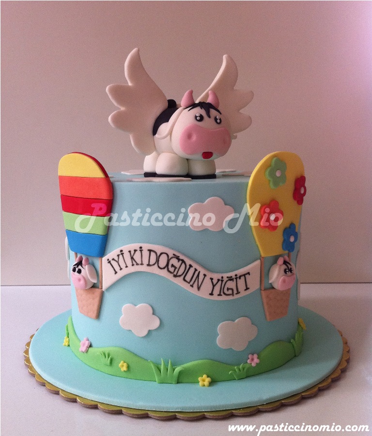 Pasticcino Mio İnekli Doğum Günü Pastası