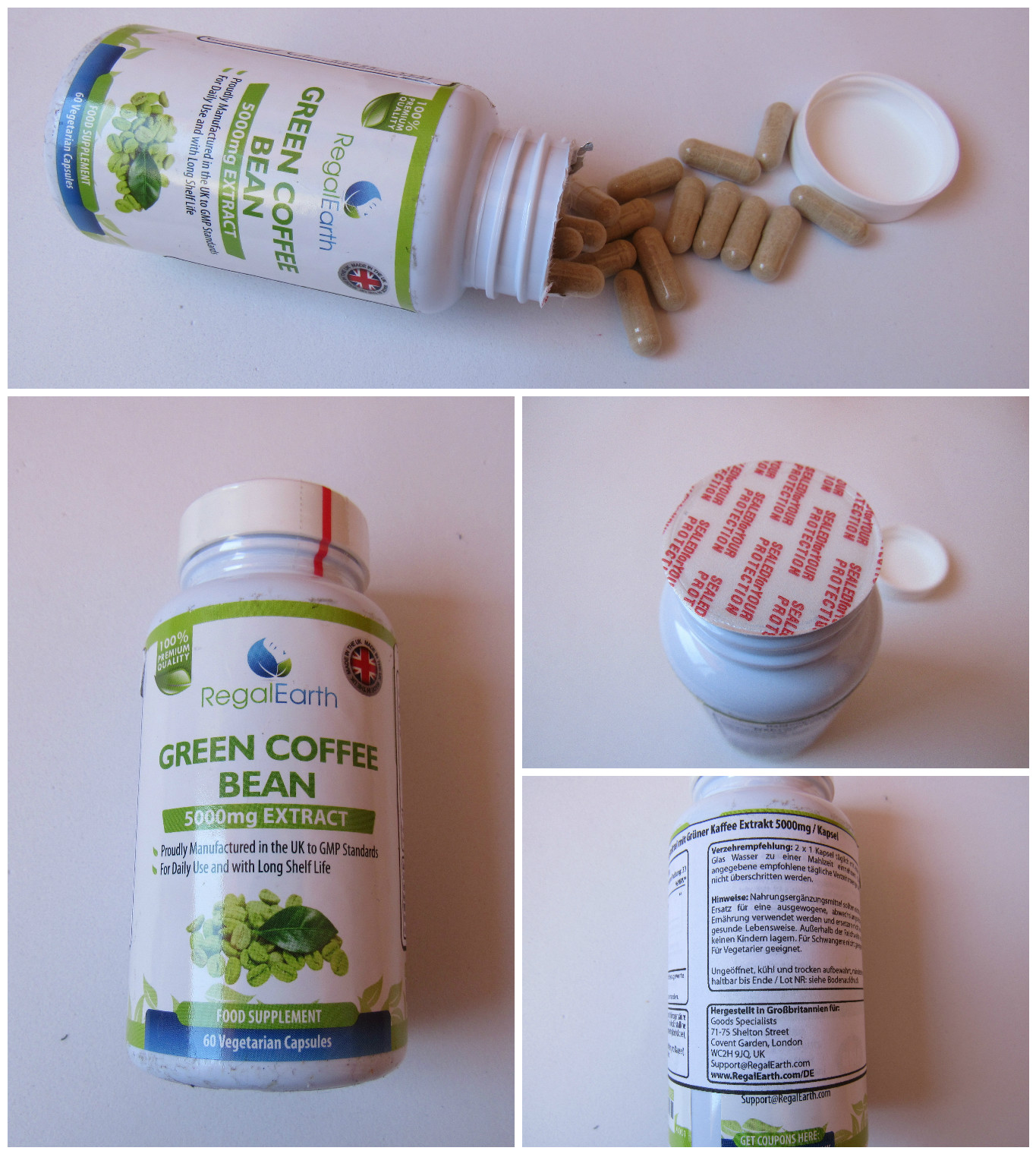 capsule di caffè verde da 5000 mg capsule di caffè verde da 5000 mg