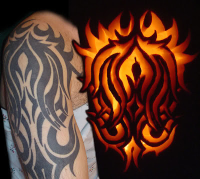 tribal tattoos for men shoulder and arm