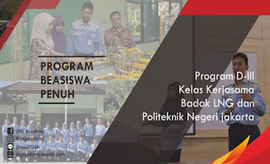 Beasiswa D3 Penuh LNG Academy untuk Lulusan SMA Sederajat Beasiswa D3 Penuh LNG Academy untuk Lulusan SMA Sederajat
