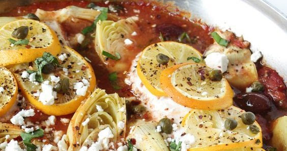 Mediterranean baked fish - Recipe Easy