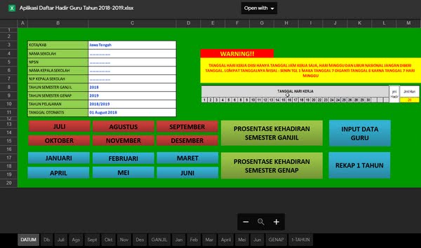 Aplikasi Akuntansi Excel Program Siap Pakai Gratis