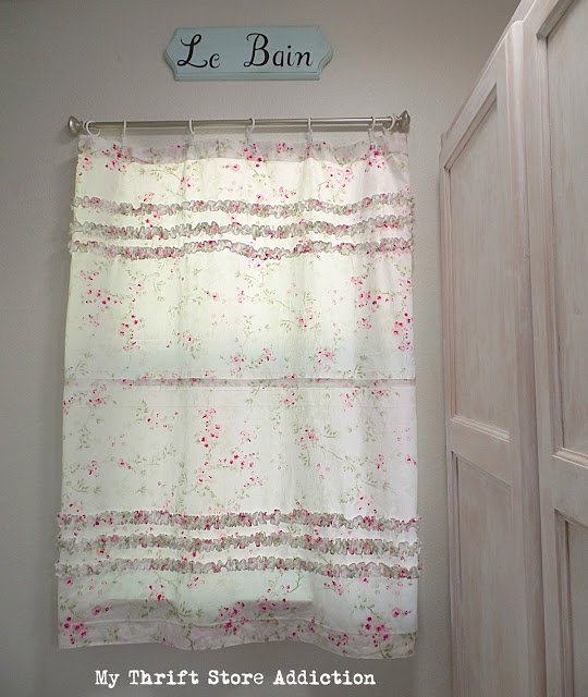 Do you need to refresh a dated bathroom? Check out these thrifty DIY tutorials for painted countertops, whitewashed cabinets and stenciled floors! $40 DIY bathroom update