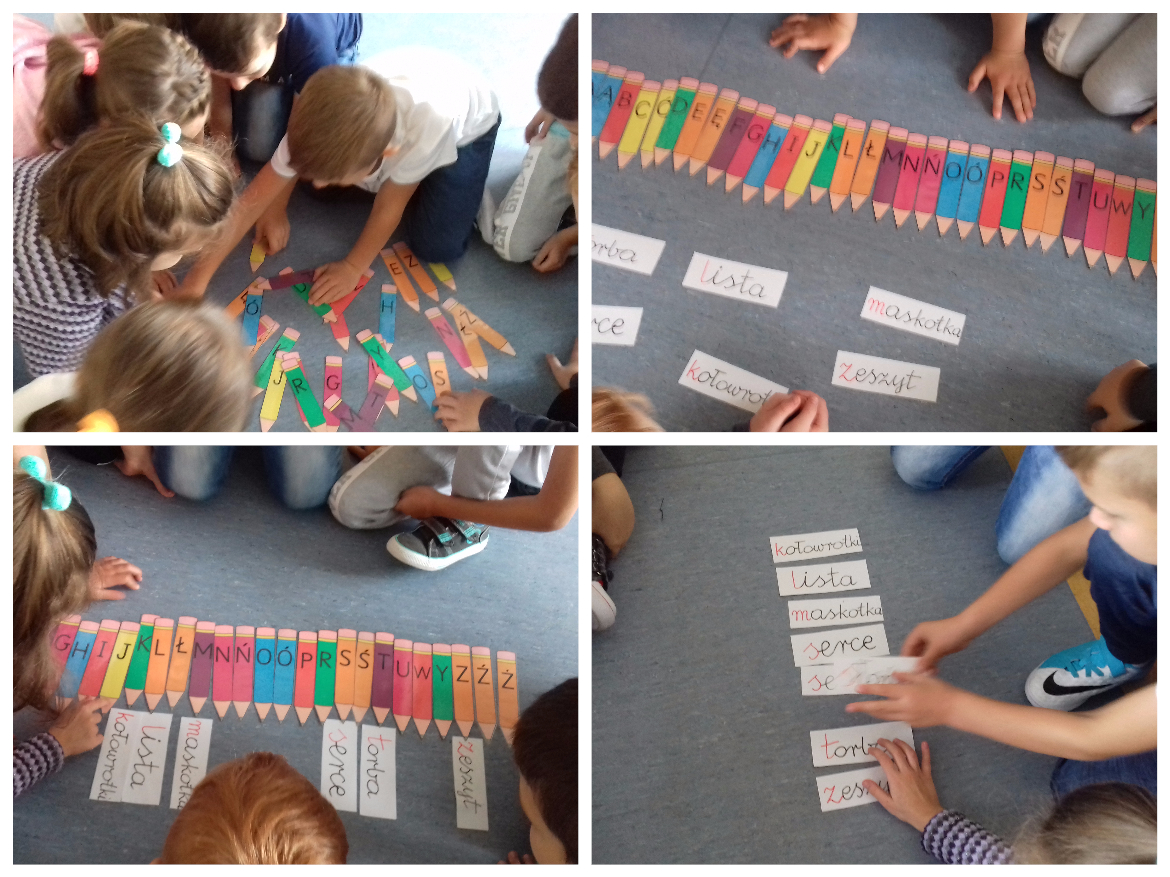 Ustal W Jakiej Kolejności Dzieci Zapoznają Się Z Poniższymi Utworami w tornistrze: Wyrazy w kolejności alfabetycznej.