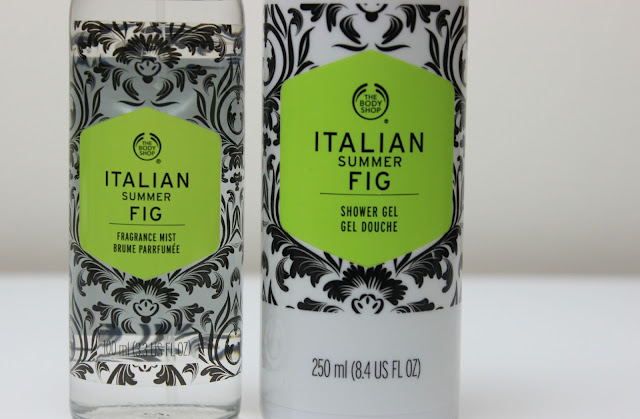 A picture of The Body Shop Italian Summer Fig Fragrance Mist and Italian Summer Fig Shower Gel
