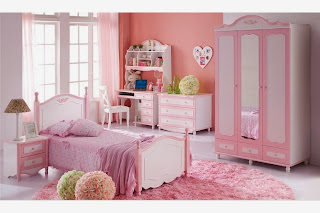 Cuarto de niña en rosa Dormitorio rosa para niña