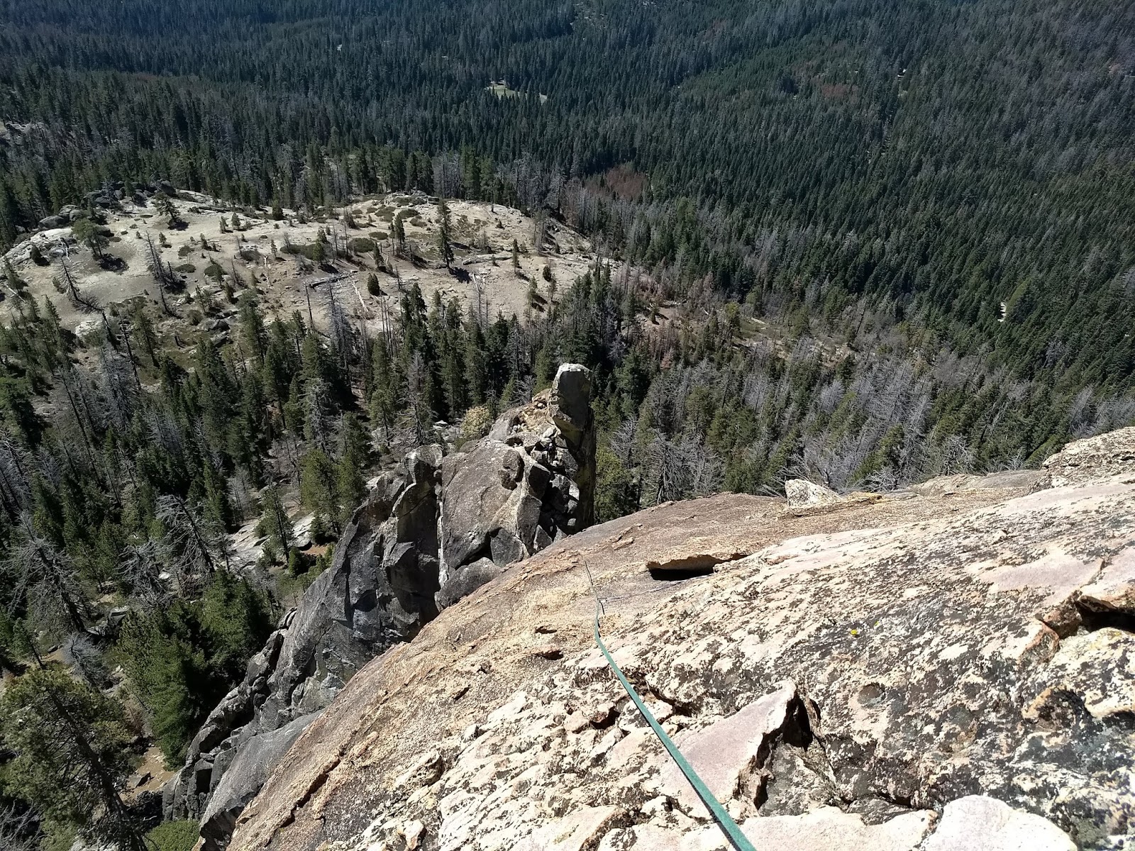 Fresno Climber Visting scientist Rock climbing blitz