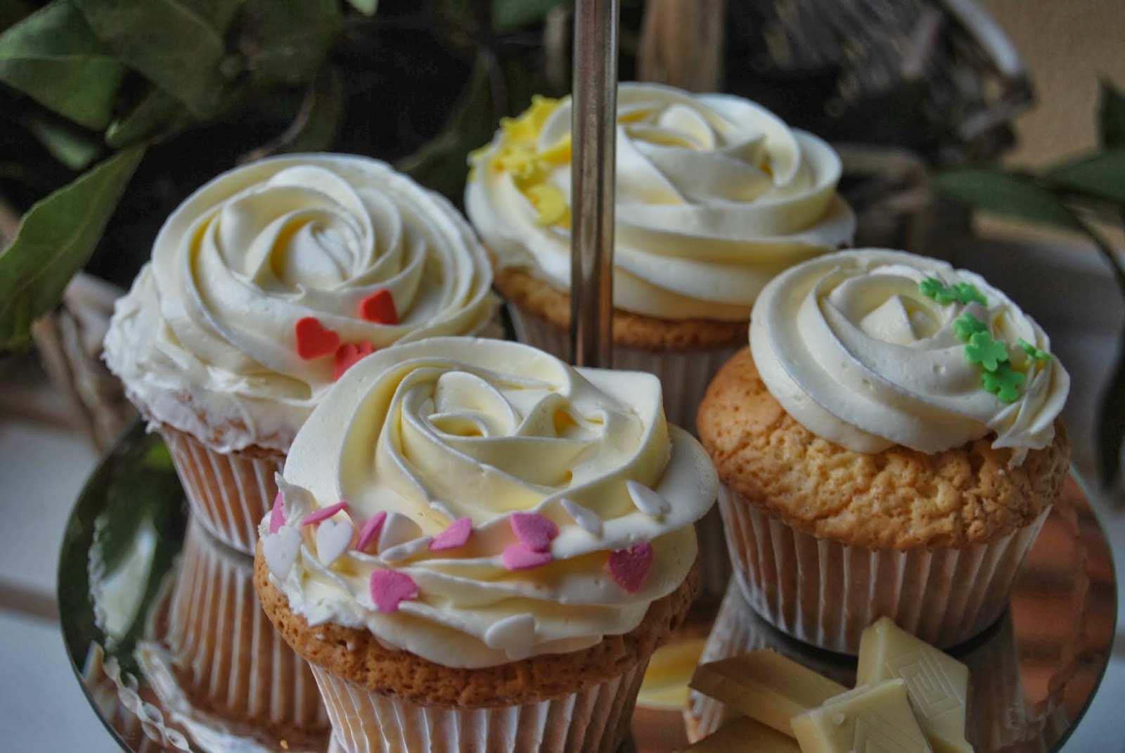 Cupcakes de chocolate blanco!! Maite's Sweet Treats