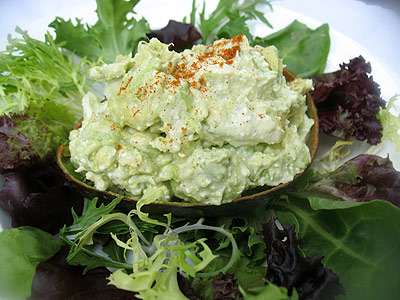 Indian-style avocado salad