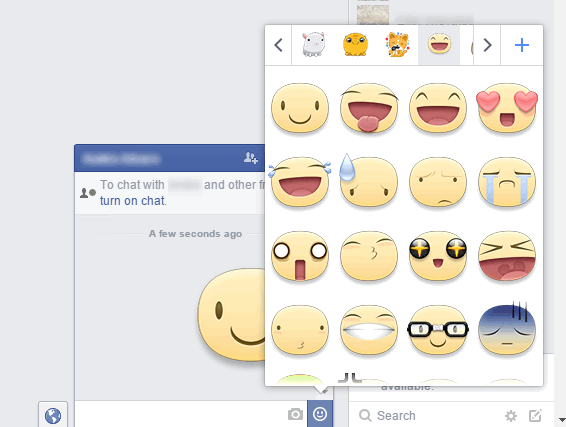 Kirim Sticker Facebook Messenger Melalui PC dengan Facemoji