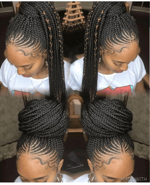 unique burgundy box braids