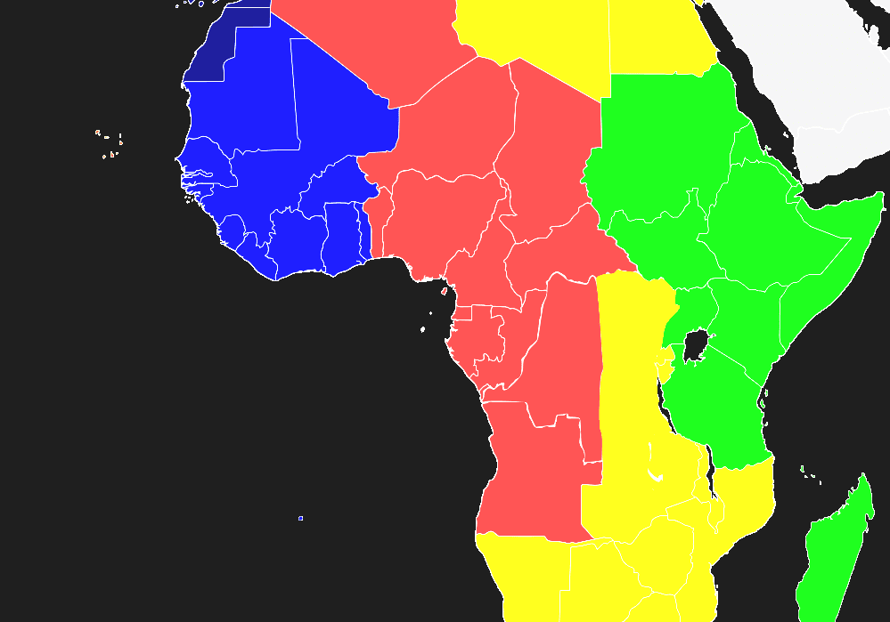 South Africa Time Zone Map Map