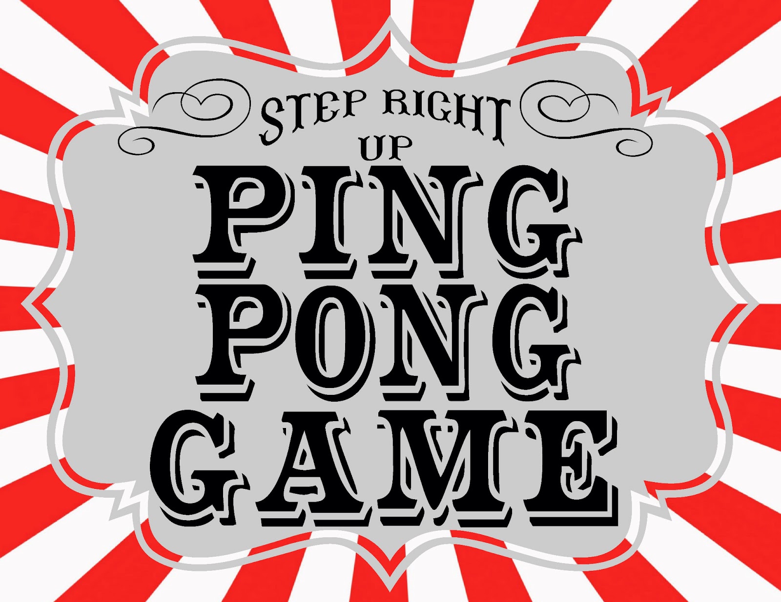 Free Printable Carnival Game Signs Printable Word Searches
