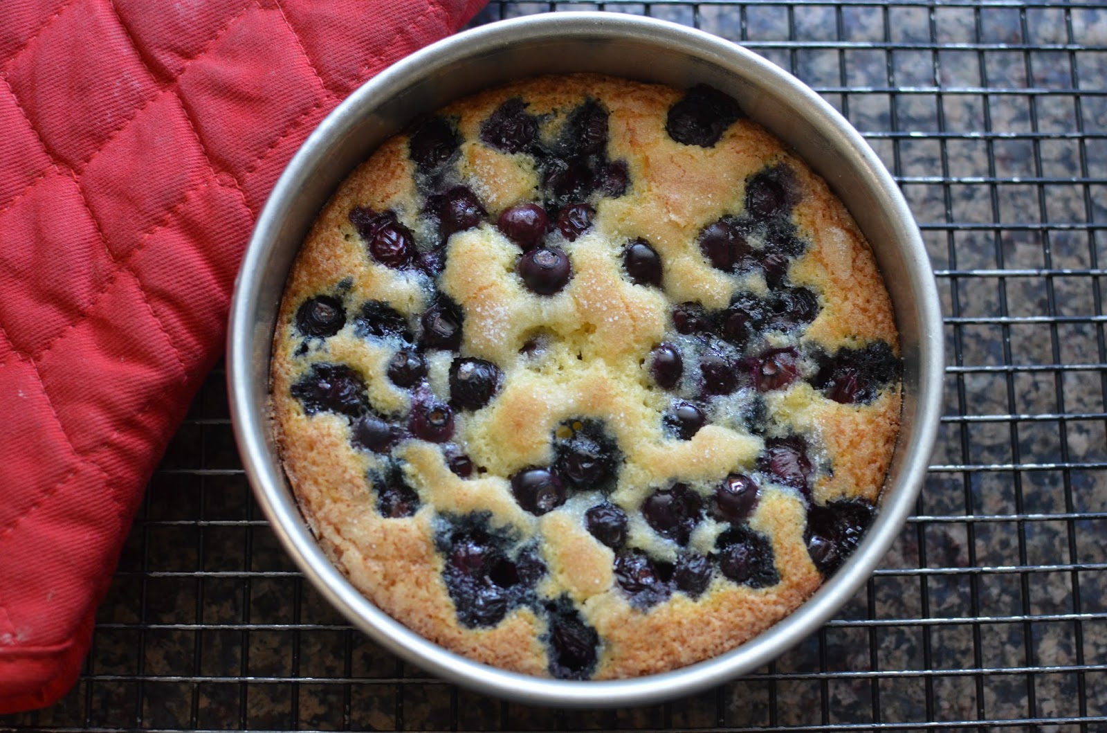 Playing with Flour Blueberry buttermilk cake