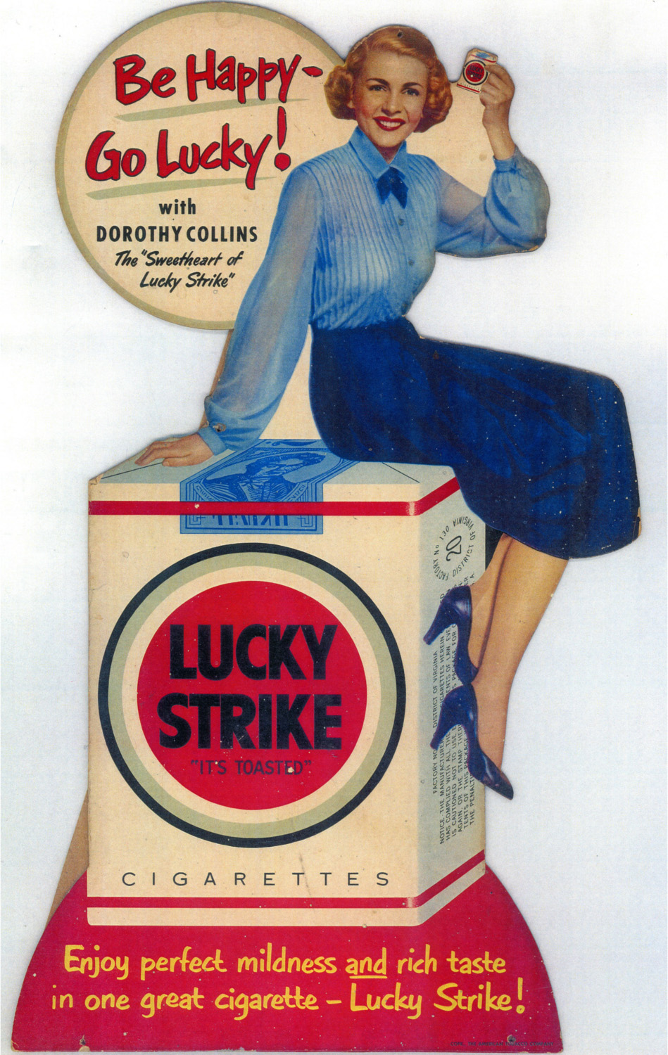 Lucky Strike Cigarette Ads 1920s Be Happy Go Lucky The Appeal