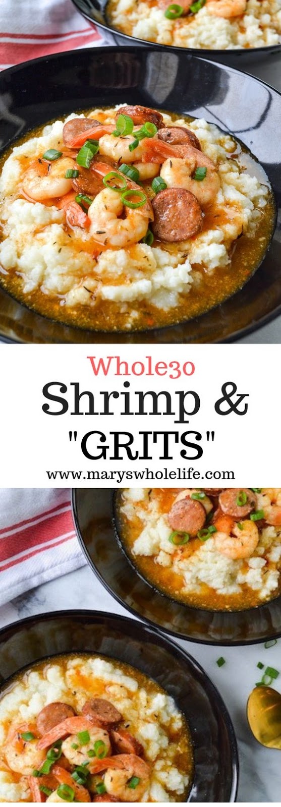 Whole30 Shrimp & (Grits)
