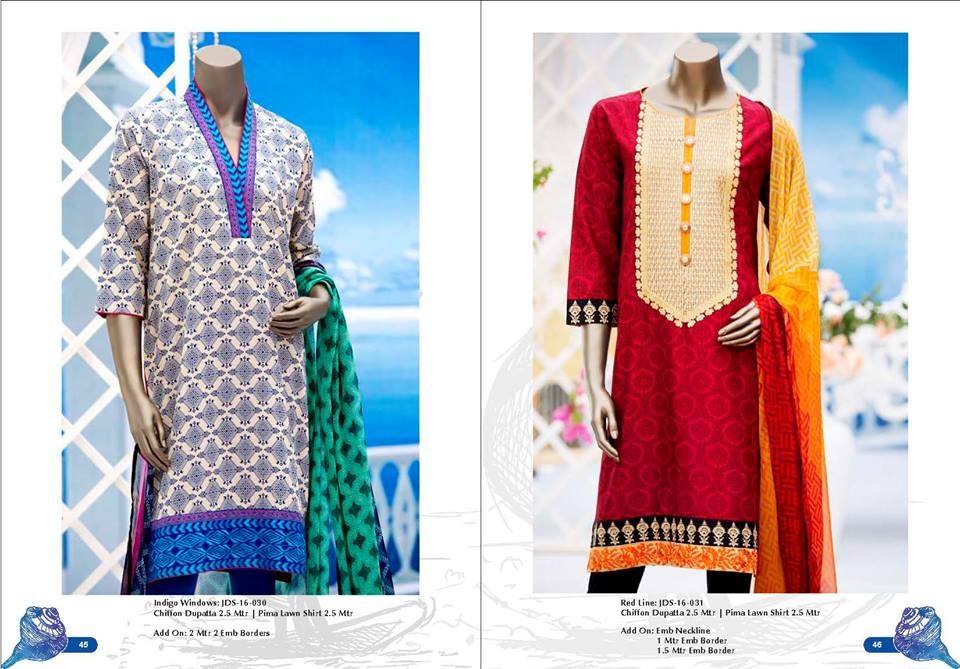 J. Junaid Jamshed Lawn 2016 Vol 2 Collection Guardians Clothes