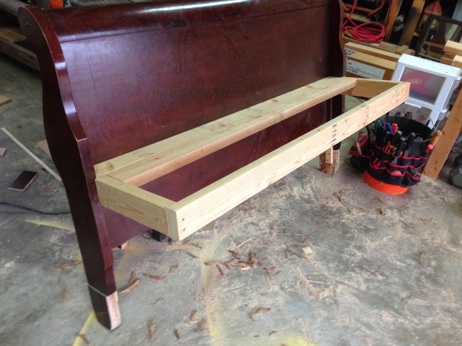 Southern Faces Places Diy Bench From Headboard