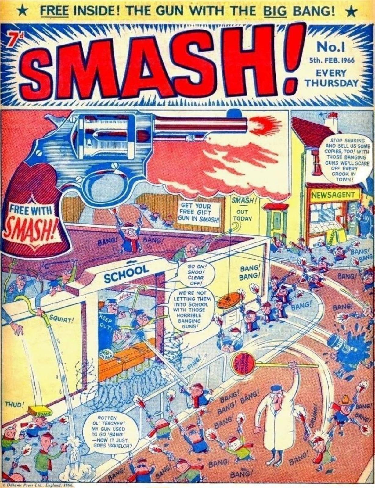 CRIVENS! COMICS & STUFF ODHAMS PRESS 'POWER COMICS' FIRST ISSUES COVER