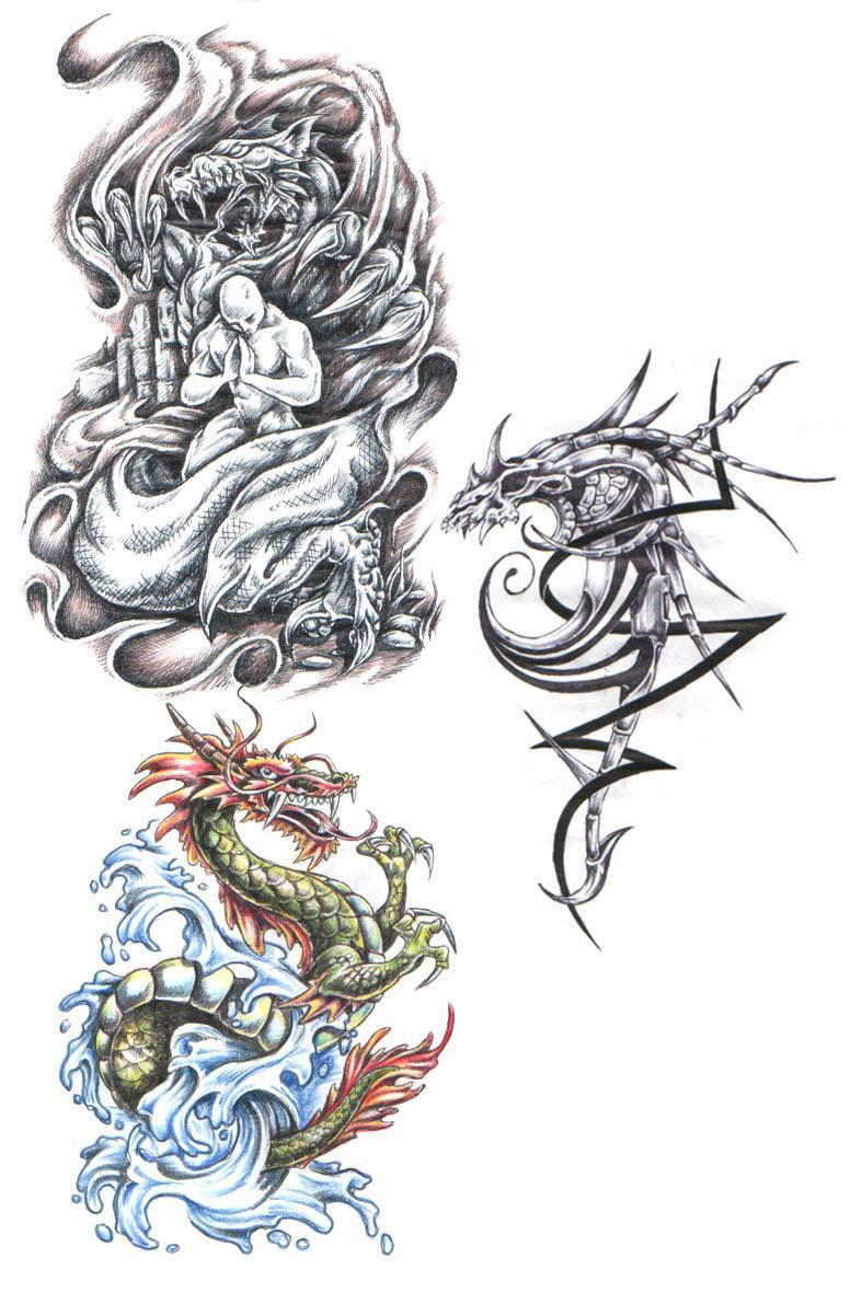 tattoos-dragon-tattoo-stencils-3