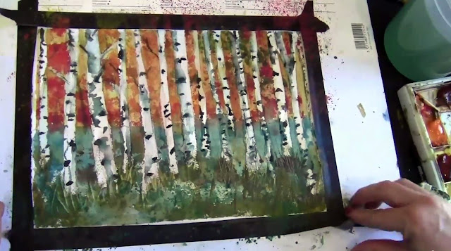 watercolor techniques | how to paint in watercolors | watercolour tips | learn how on http://schulmanart.blogspot.com/2015/11/how-to-paint-easy-watercolor-trees.html