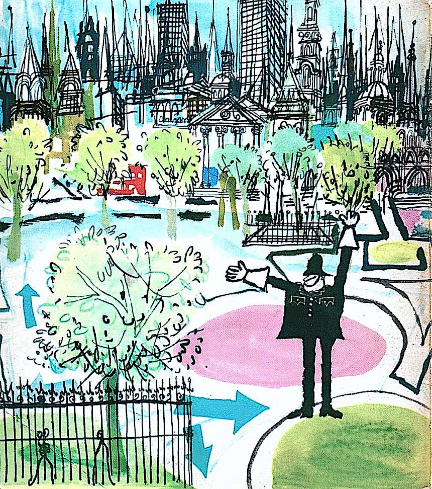 Ronald Searle Ronald Searle, London Bobby