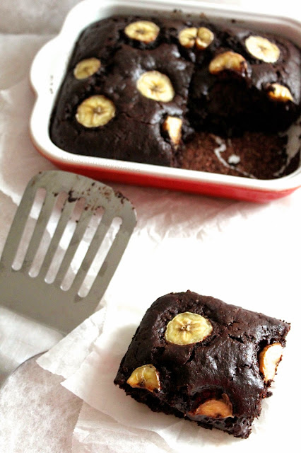 brownies à la banane (vegan) • Cook A Life! by Maeva