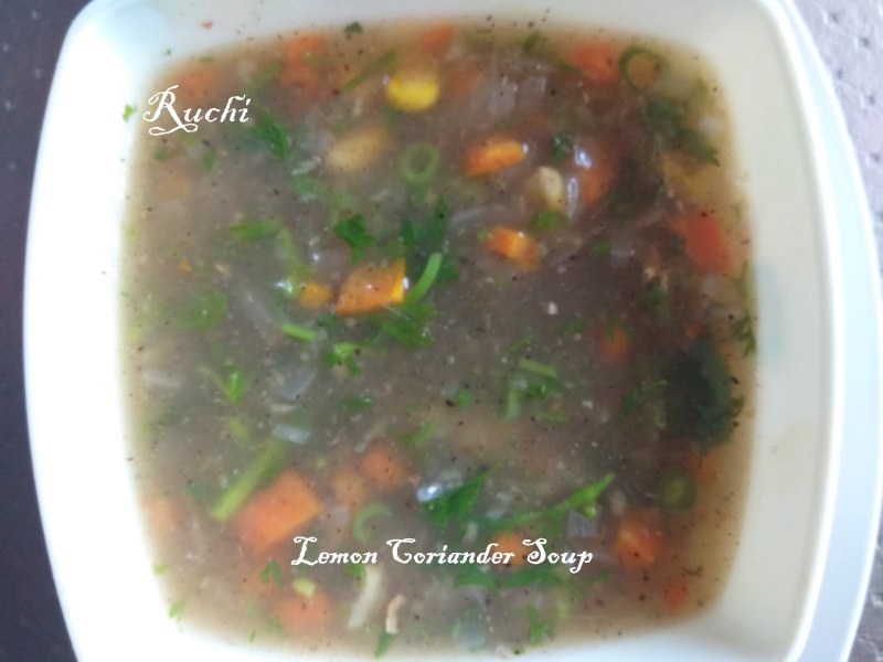 Ruchi Lemon Coriander Soup