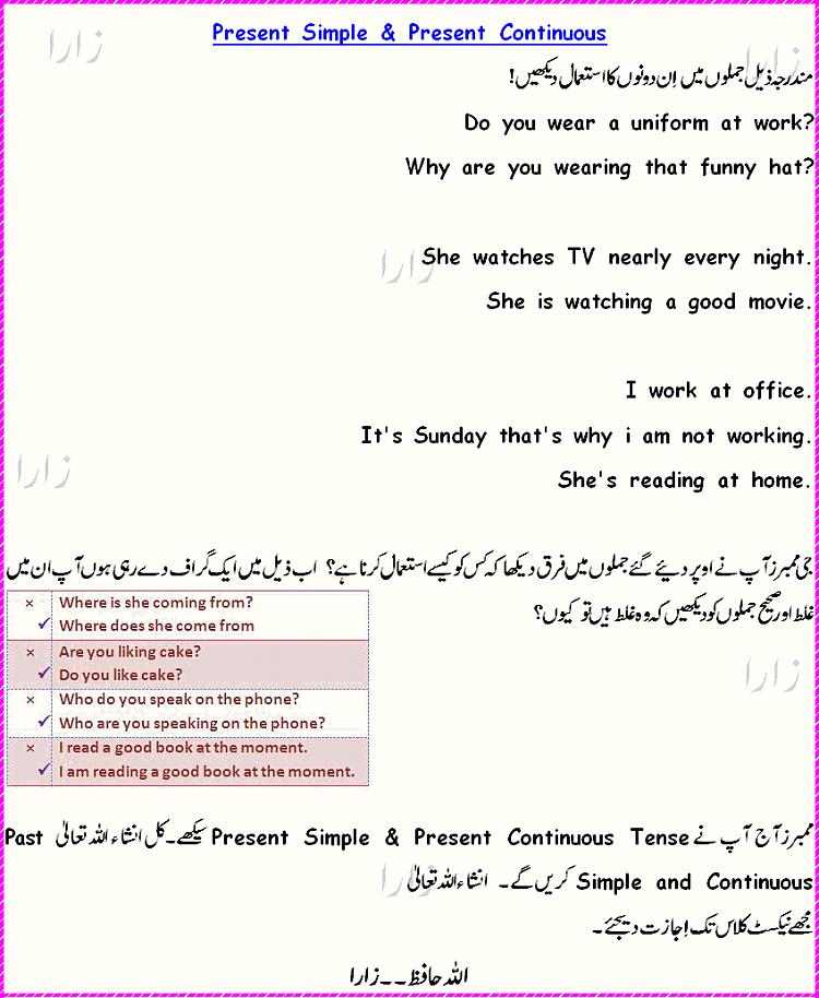 English Learning Course in Urdu English Learning in urdu page 21