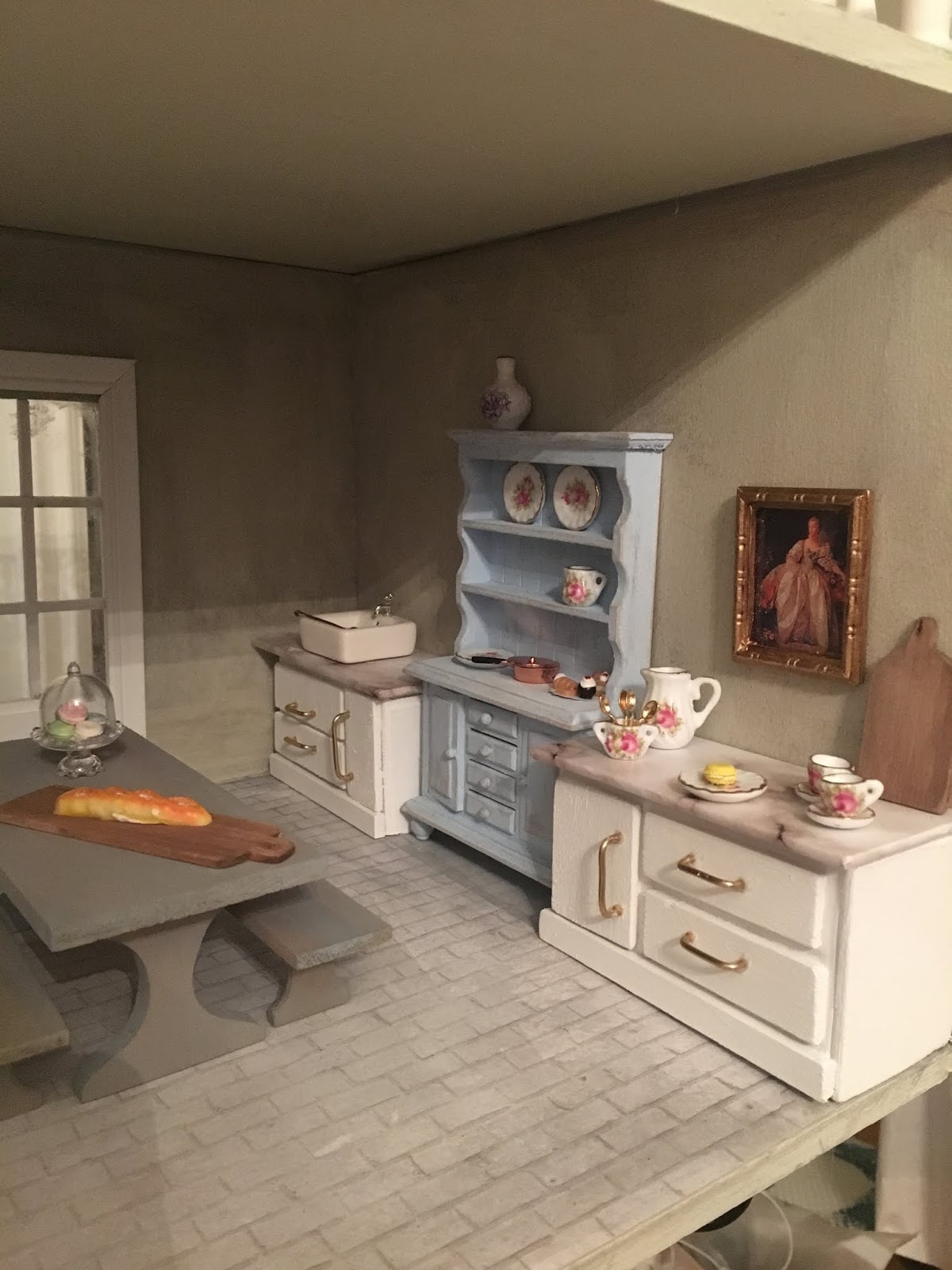 Maison Decor A French Copper Bakers Rack for Dollhouse Kitchen and