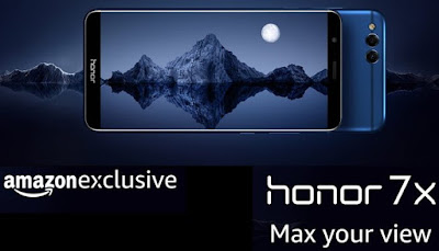 Honor 7X an Amazon Exclusive Dual Camera smartphone with 18:9 display will be launched in India soon.