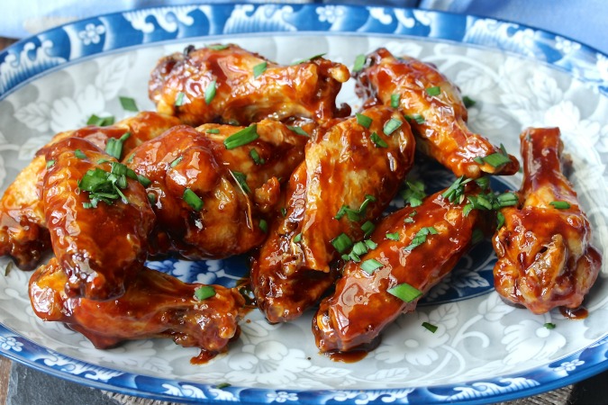 Air Fryer Sriracha Honey Chicken Wings Karen S Kitchen Stories