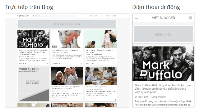Việt Blogger Material Design Blogger Template
