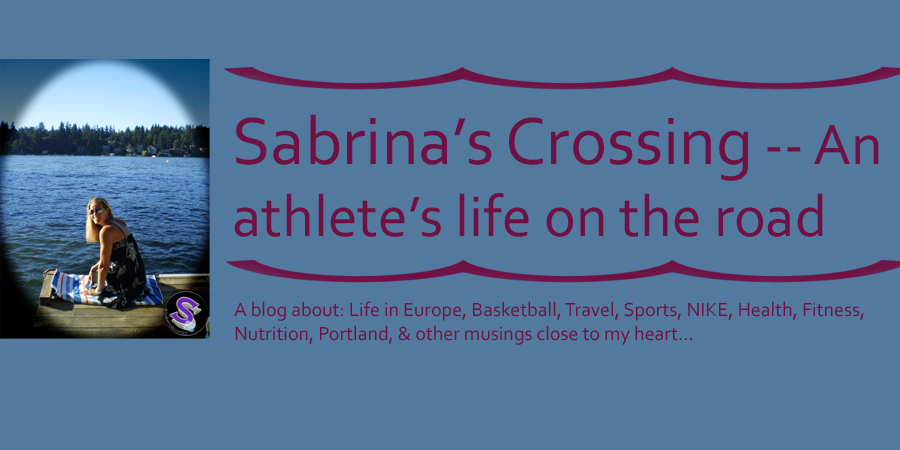 Sabrina's Crossing -- An athlete's life on the road
