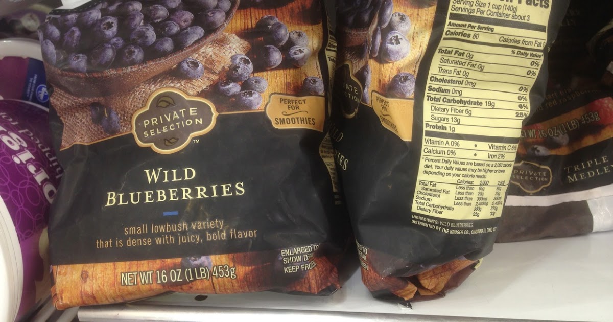 Healthy Grocery Wild Blueberries, 16 oz, Private Selection Kroger