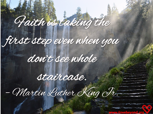 First step of faith - I love Beyond