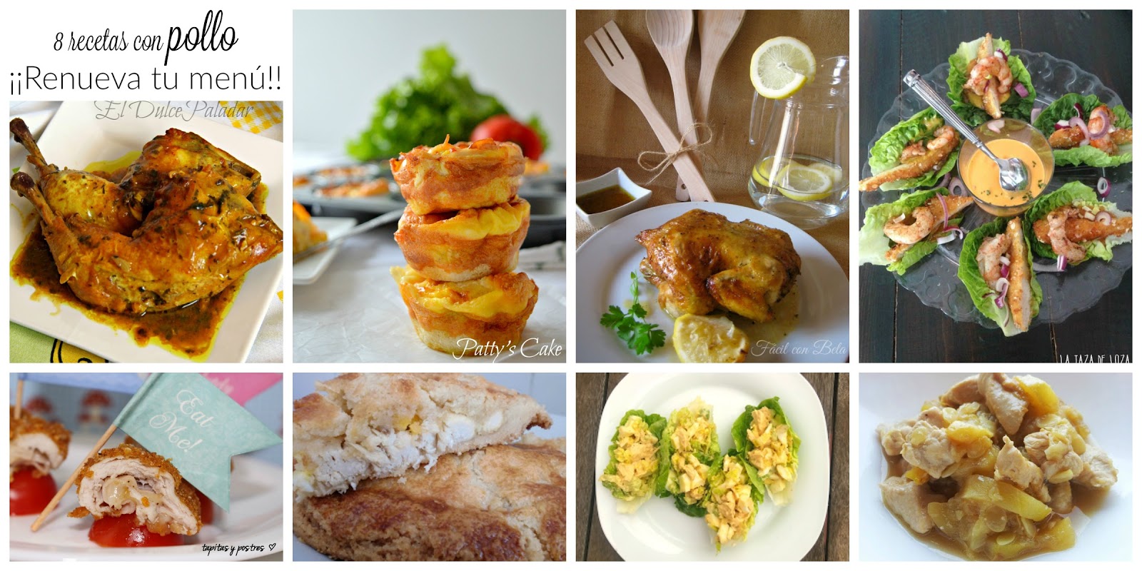 8 recetas con pollo y renueva tu menú